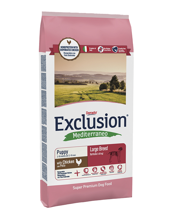 exclusion puppy large breed